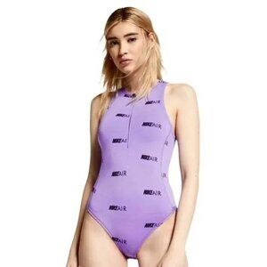 Nike Air Monogram Purple Sleeveless Bodysuit